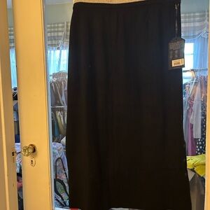 Black Women's mid-Maxi Skirt